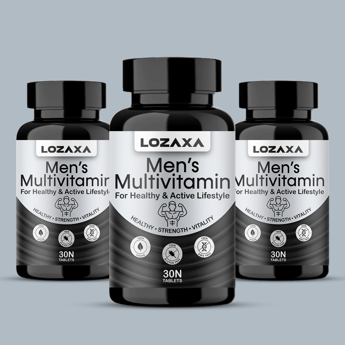 Lozaxa ® Men's Multivitamins | Improve Strength, Stamina & Vitality