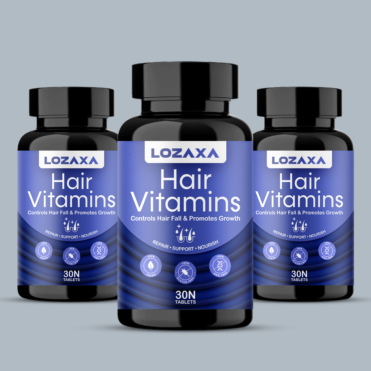 Lozaxa ® Hair Vitamins | control Hair Fall & Promotes Hair Growth