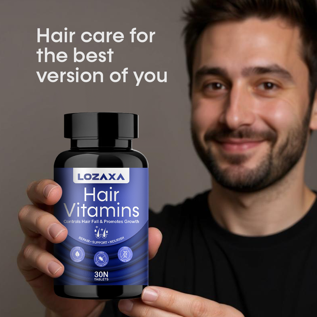 Lozaxa ® Hair Vitamins | control Hair Fall & Promotes Hair Growth